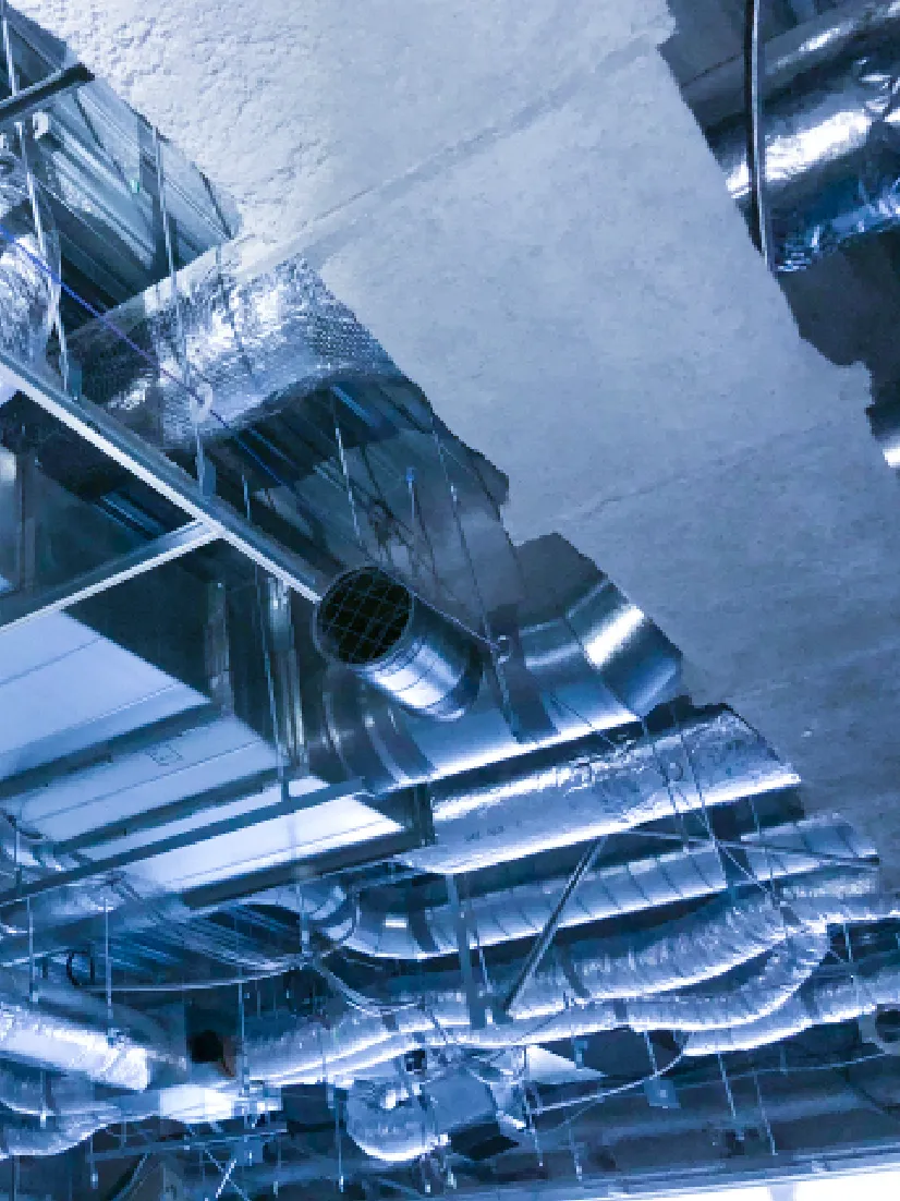 ダクト施工の写真